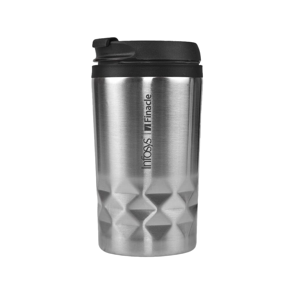 Toby Stainless Steel Travel Mug  - Silver